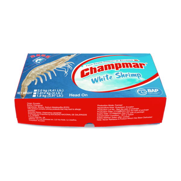 Champmar King-Sized White Shrimp Frozen 40-50ct/1KG 4 lb - Image 4