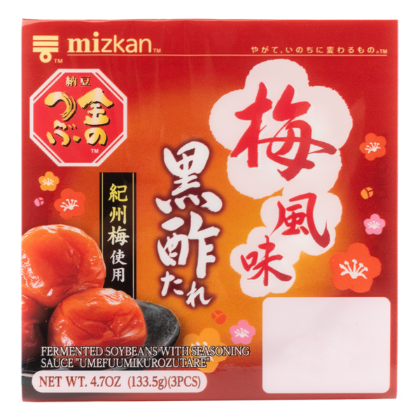 Mizkan Kintsubu Natto Black vinegar with Plum Flavor Frozen 3pk 4.7 oz